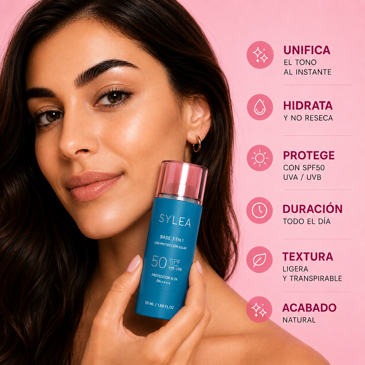 Lumiskin™ - Base maquillaje 3 en 1 con protector solar