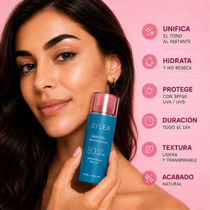 Lumiskin™ - Base maquillaje 3 en 1 con protector solar