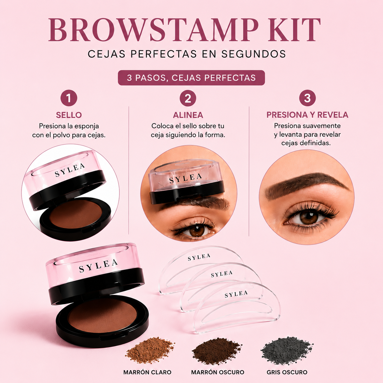 BrowStamp Kit - Kit estampador de cejas