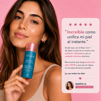 Lumiskin™ - Base maquillaje 3 en 1 con protector solar